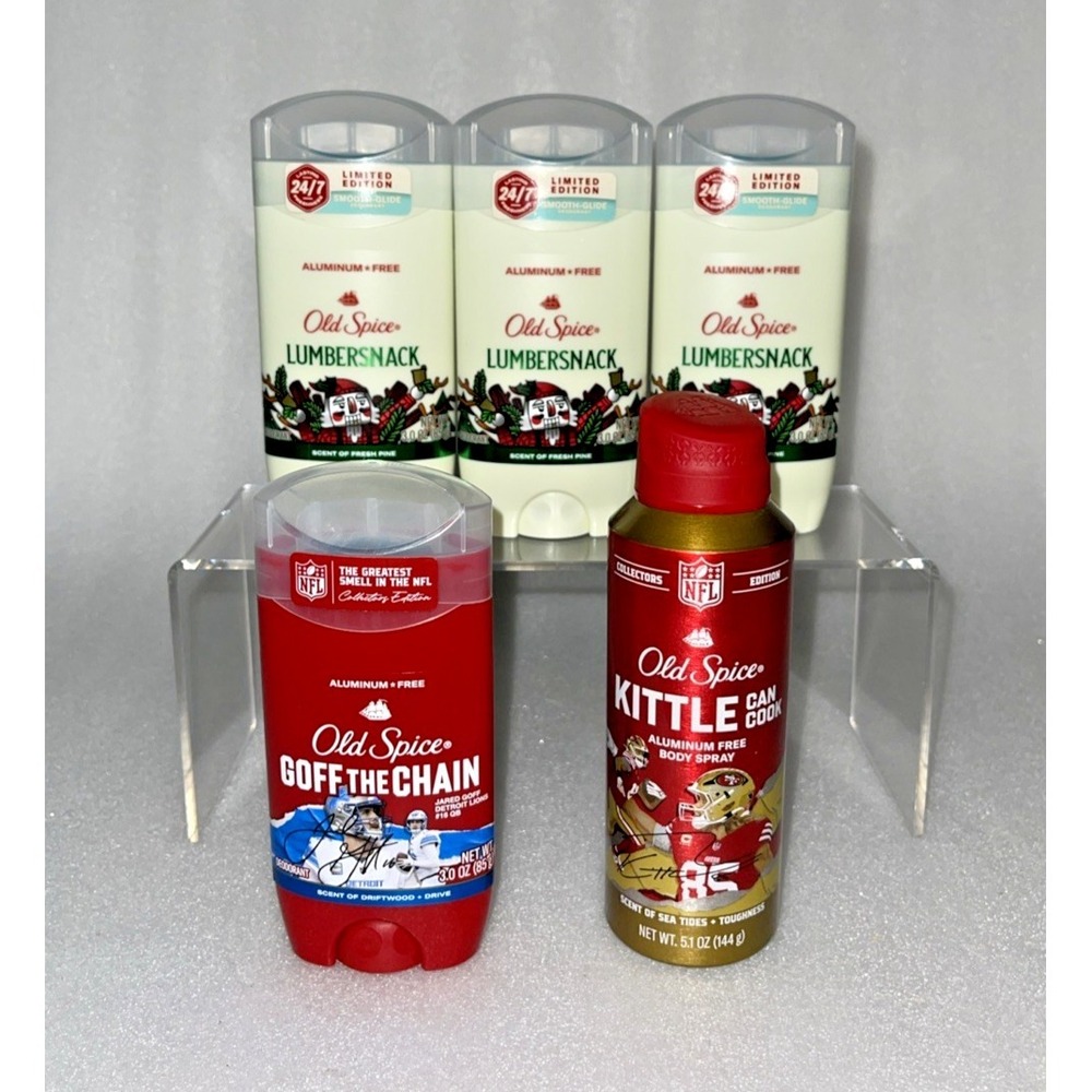 5 Old Spice Aluminum Free Deodorant Limited Editions Lumbersnack Kittle Can Cook